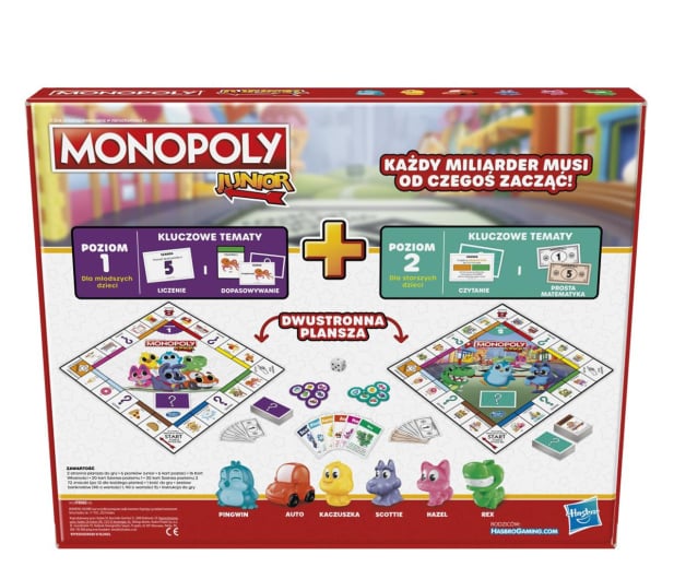 Hasbro Monopoly Junior 2w1 - 1191715 - zdjęcie 8