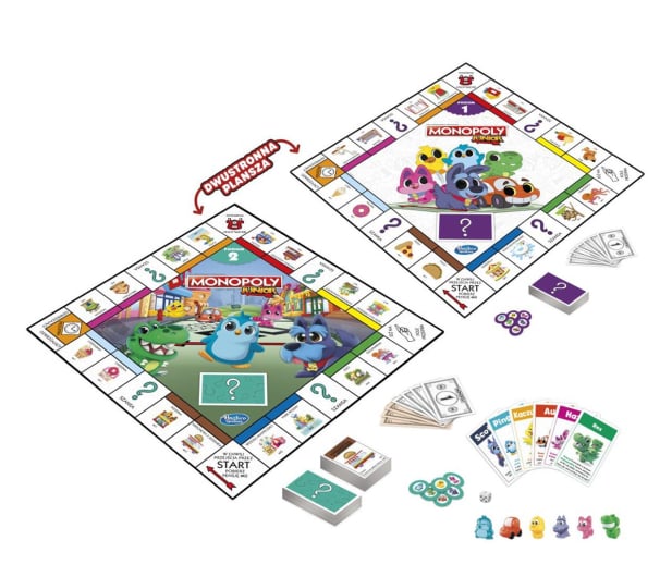 Hasbro Monopoly Junior 2w1 - 1191715 - zdjęcie 3