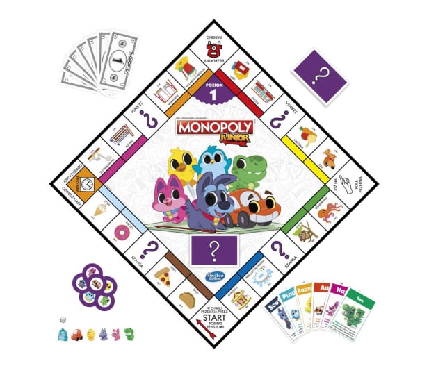 Hasbro Monopoly Junior 2w1 - 1191715 - zdjęcie 4