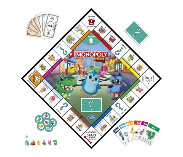 Hasbro Monopoly Junior 2w1 - 1191715 - zdjęcie 5