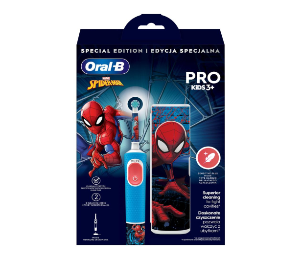 Oral-B Pro Kids Spiderman + Etui - 1162993 - zdjęcie 4