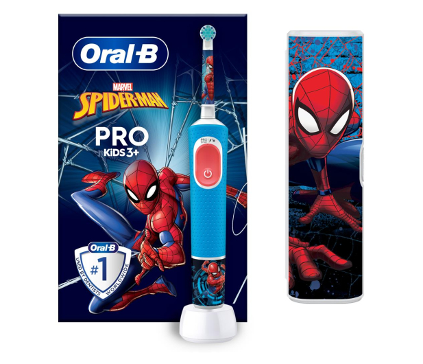 Oral-B Pro Kids Spiderman + Etui - 1162993 - zdjęcie