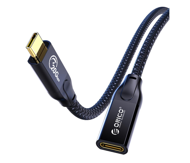 Orico Kabel USB-C 3.2 (M-F) 100W 1m - 1190083 - zdjęcie 2