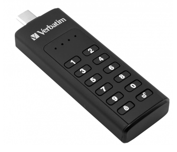 Verbatim 128GB Keypad Secure USB-C 3.0 - 1190617 - zdjęcie 2