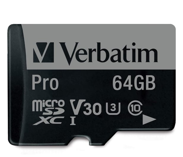 Verbatim 64GB microSDXC Pro 90MB/s - 1189572 - zdjęcie