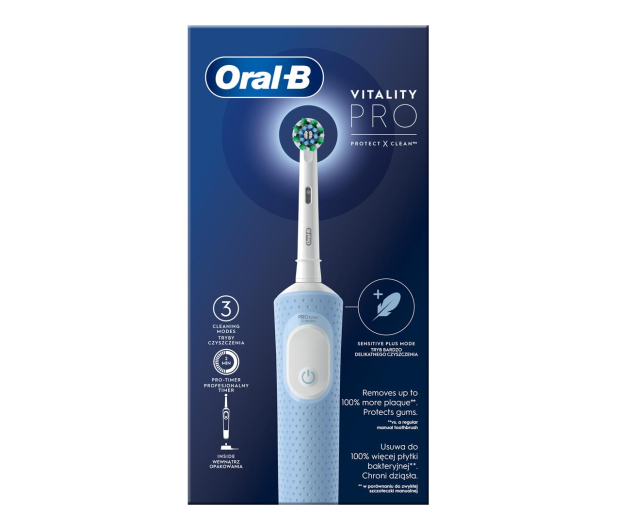 Oral-B Vitality Pro Protect X Blue - 1162991 - zdjęcie 3