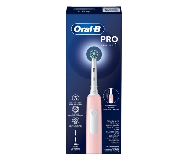 Oral-B Pro1 Cross Action Pink - 1162998 - zdjęcie 4