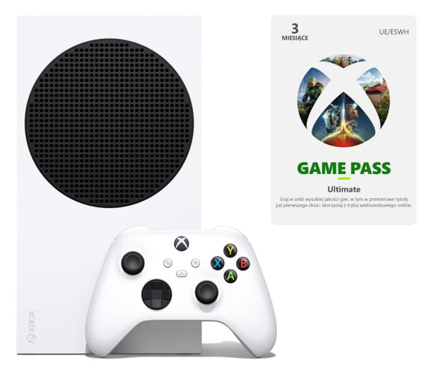Microsoft Xbox Series S + 3mies Game Pass Ultimate - 1191655 - zdjęcie