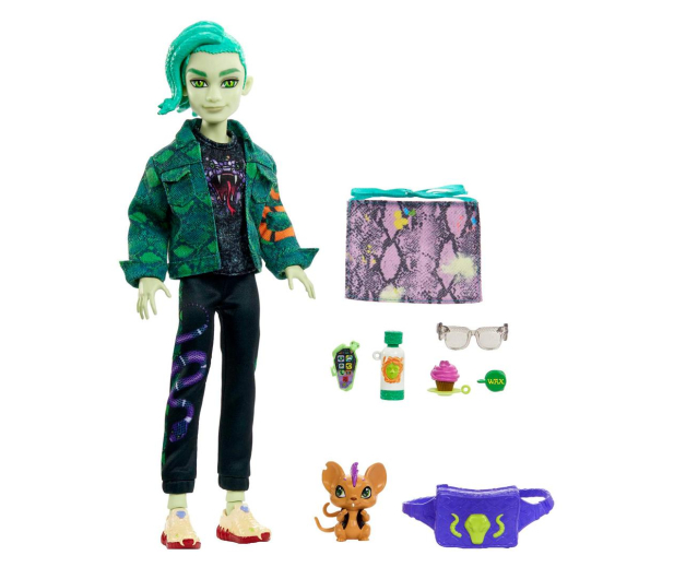 Mattel Monster High Deuce Gorgon Lalka podstawowa - 1191750 - zdjęcie