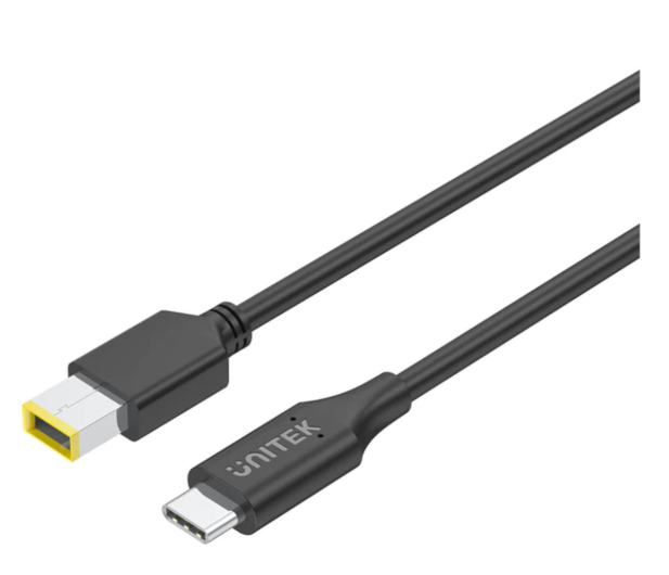 Unitek Kabel zasilający USB-C 65W 11x4.5mm Lenovo - 1192126 - zdjęcie