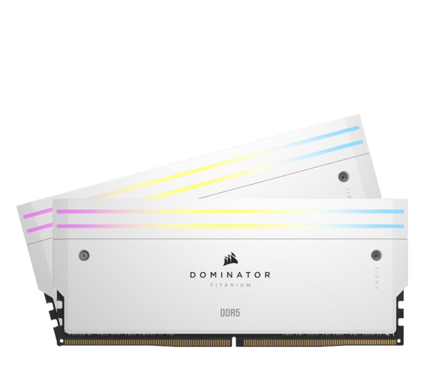 Corsair 32GB (2x16GB) 6000MHz CL30 Dominator Titanium White RGB - 1191451 - zdjęcie