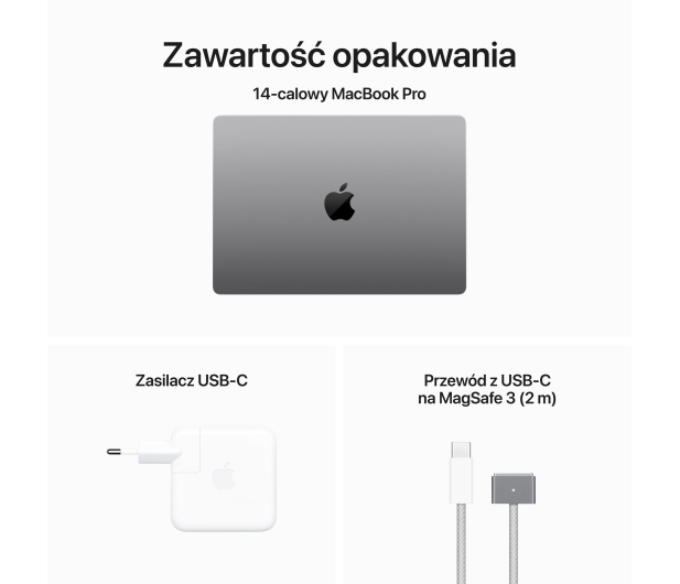Apple MacBook Pro M3/24GB/2TB/Mac OS Gwiezdna Szarość 10R GPU - 1193022 - zdjęcie 10