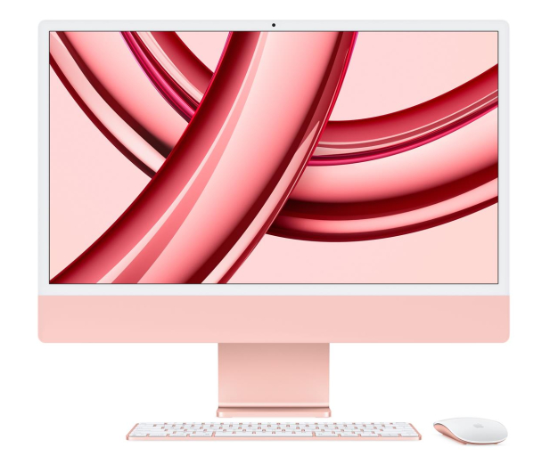 Apple iMac 24 M3/16GB/1TB/MacOS Retina 4,5K Różowy 8R GPU - 1193272 - zdjęcie