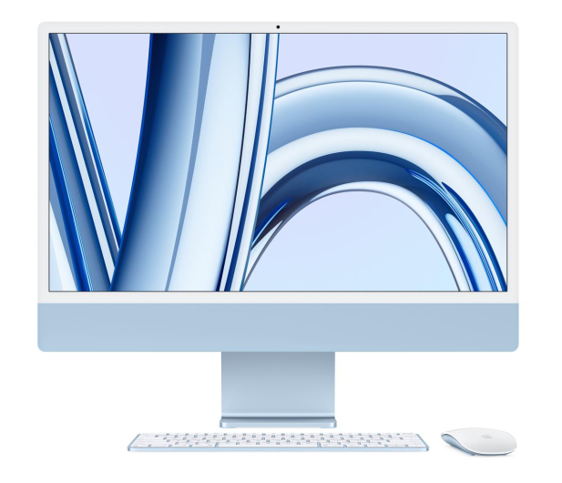 Apple iMac 24 M3/8GB/512/MacOS Retina 4,5K Niebieski 10R GPU - 1192998 - zdjęcie