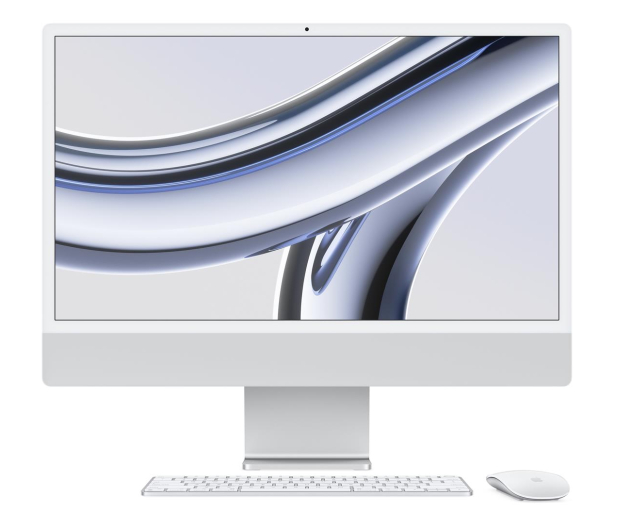 Apple iMac 24 M3/8GB/256/MacOS Retina 4,5K Srebrny 10R GPU - 1192990 - zdjęcie