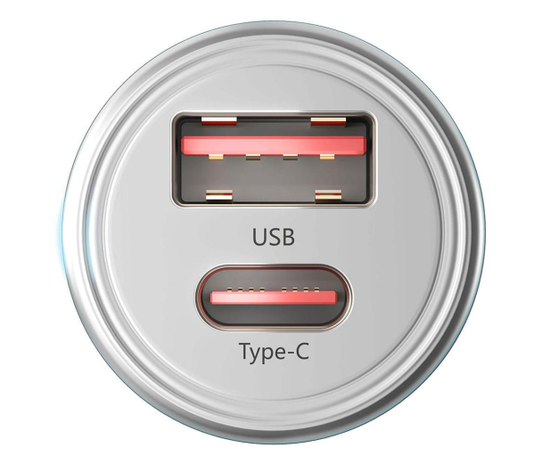 3mk Ładowarka Samochodowa Hyper Car Charger 45W USB-C + USB-A - 1183901 - zdjęcie 2