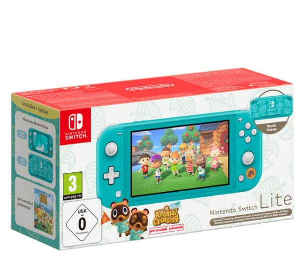 Nintendo Switch Lite Turquoise Animal Cros.Ed.pre - 1184503 - zdjęcie