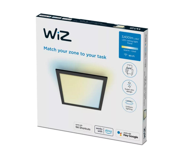 WiZ Panel WiZ Ceiling SQ 36W Black 27-65K TW - 1182551 - zdjęcie 3