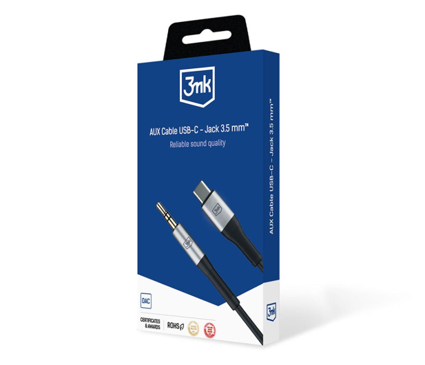 3mk Adapter USB-C - minijack 3.5 mm - 1183912 - zdjęcie