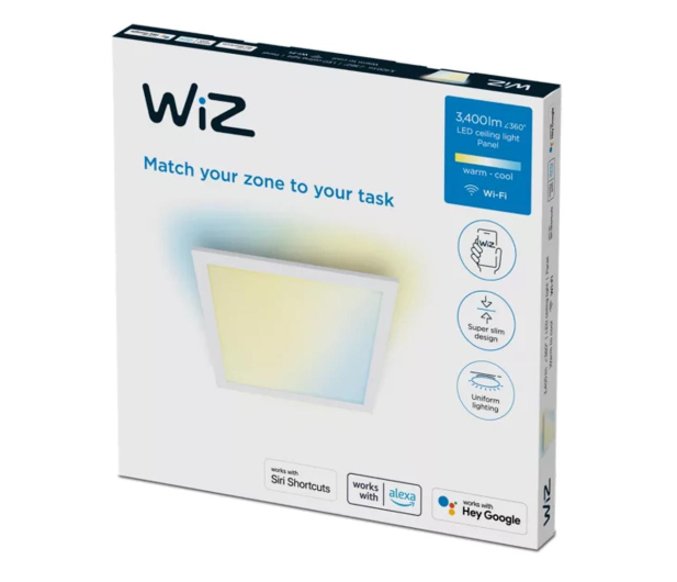 WiZ Panel WiZ Ceiling SQ 36W White 27-65K TW - 1182549 - zdjęcie 3