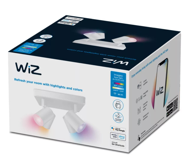 WiZ IMAGEO WiZ Spots 4x5W W 22-65K RGB SQ - 1182578 - zdjęcie 3