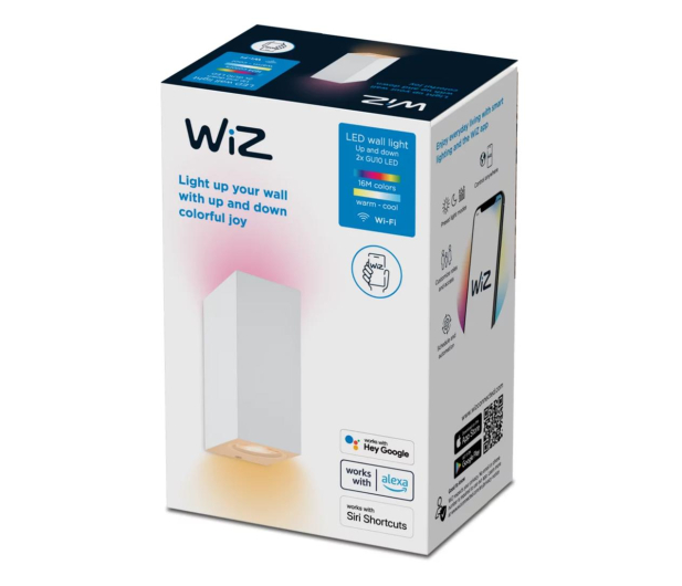 WiZ Up&Down WiZ Spots 2x5W W 22-65K RGB Wall - 1182586 - zdjęcie 2