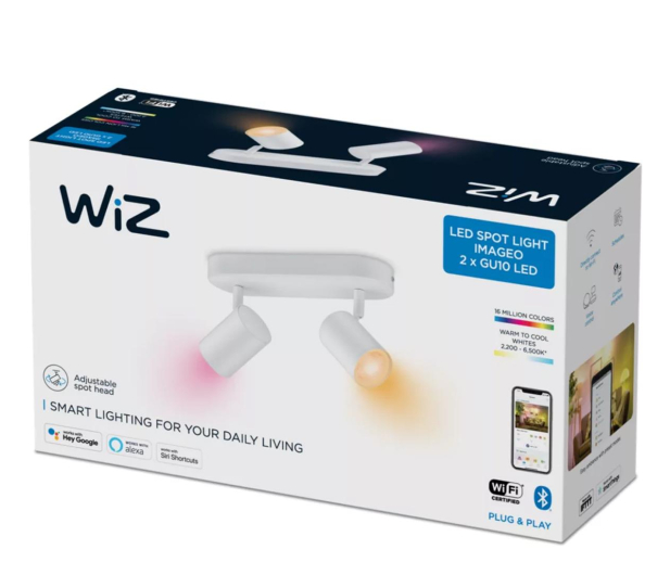 WiZ IMAGEO WiZ Spots 2x5W W 22-65K RGB - 1182572 - zdjęcie 2