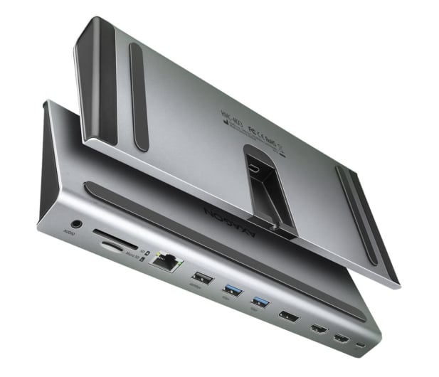 Axagon Wieloportowy hub USB 5Gbps, 3x USB-A, 2x HDMI + DP + GLAN, - 1185555 - zdjęcie 2