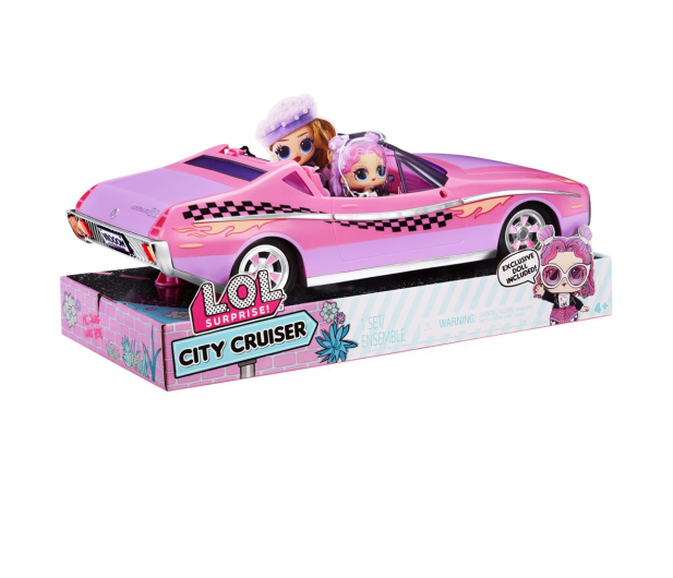 L.O.L. Surprise! Różowy samochód City Cruiser + laleczka - 1186565 - zdjęcie 3