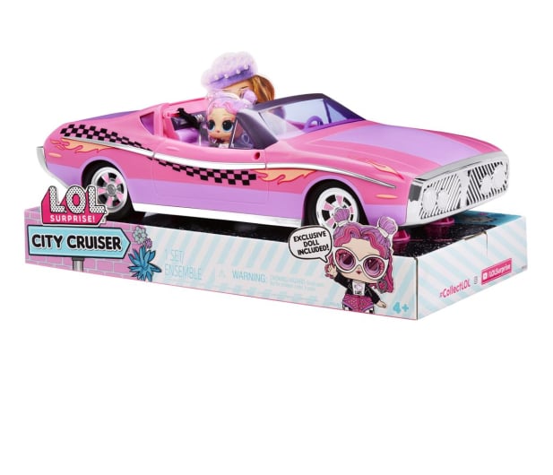 L.O.L. Surprise! Różowy samochód City Cruiser + laleczka - 1186565 - zdjęcie 2
