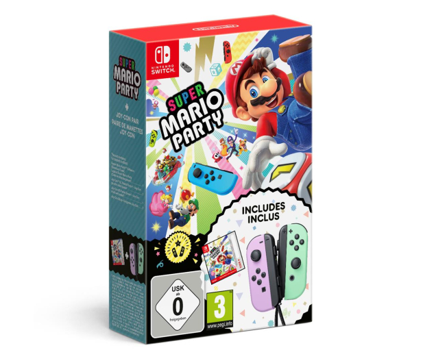 Switch Super Mario Party + Joy-Con Pastel P/G - 1184497 - zdjęcie