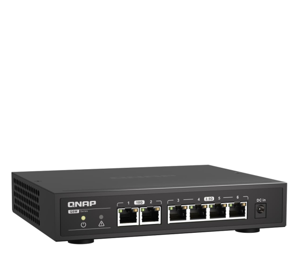 QNAP 6p QSW-2104-2T (2x10Gbit, 4x2,5Gbit) - 1185626 - zdjęcie 3