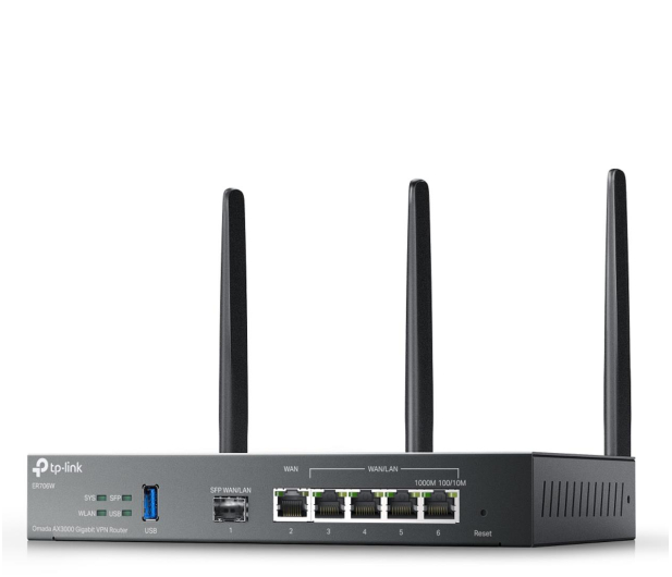 TP-Link ER706W WiFi AX3000 (1xSFP WAN/LAN 1xWAN 4xWAN/LAN) VPN - 1196519 - zdjęcie 4