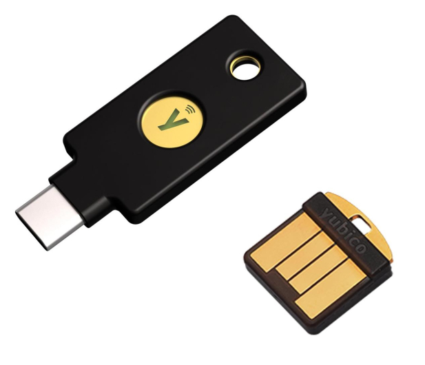 Yubico Security Key C NFC by Yubico (czarny) + YubiKey 5-nano - 1196728 - zdjęcie
