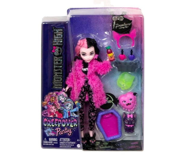 Mattel Monster High Piżama Party Draculaura - 1196879 - zdjęcie 6