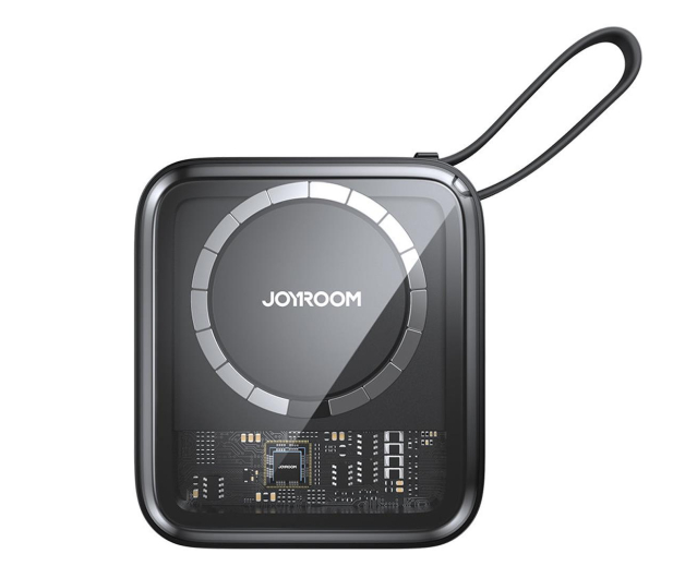 JoyRoom 10000mAh Icy Series 22,5W indukcyjny czarny - 1198850 - zdjęcie