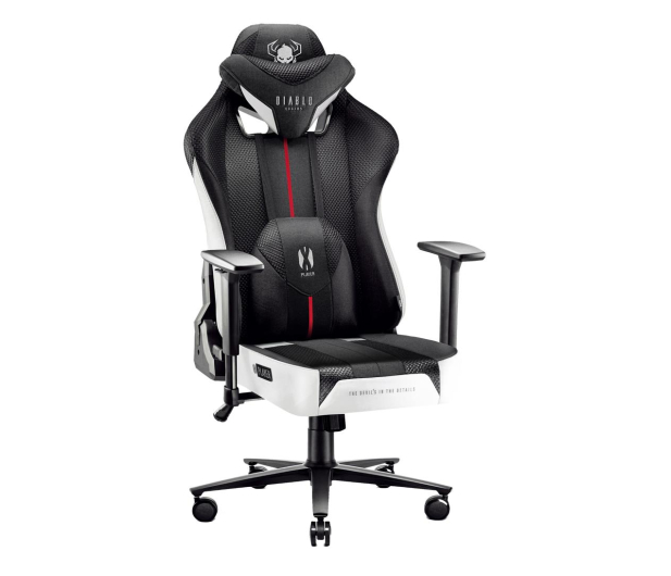 Diablo Chairs X-Player 2.0 Normal Size Biało-czarny - 1192274 - zdjęcie