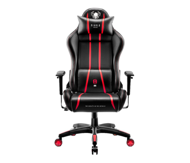 Diablo Chairs X-One 2.0 Normal Size Czarno-czerwony - 1192261 - zdjęcie 2