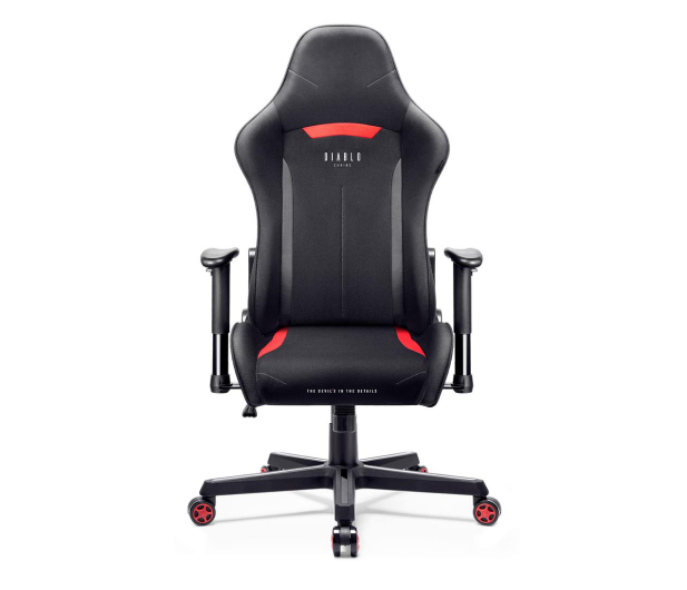 Diablo Chairs X-Starter Normal Size Czarno-czerwony - 1192304 - zdjęcie 2