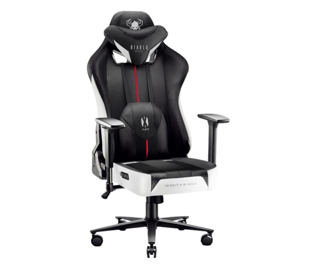 Diablo Chairs X-Player 2.0 King Size Biało-czarny - 1192278 - zdjęcie