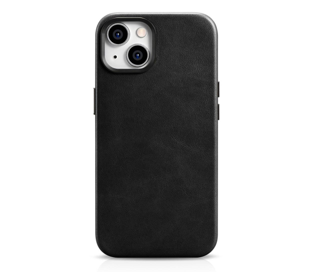 iCarer Premium Leather Case Oil Wax do iPhone 14 Plus (MagSafe) - 1201078 - zdjęcie