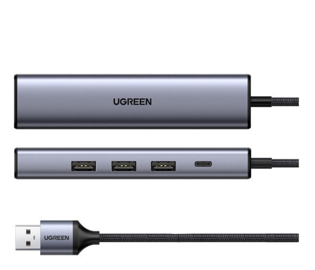 UGREEN USB 3.0 - 3 x USB / Ethernet / USB-C PD - 1200853 - zdjęcie