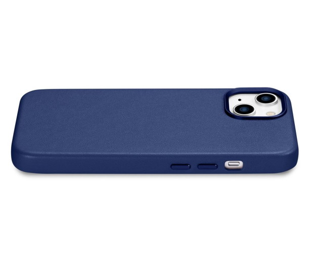 iCarer Leather Case do iPhone 14 Plus (MagSafe) niebieski - 1201097 - zdjęcie 5
