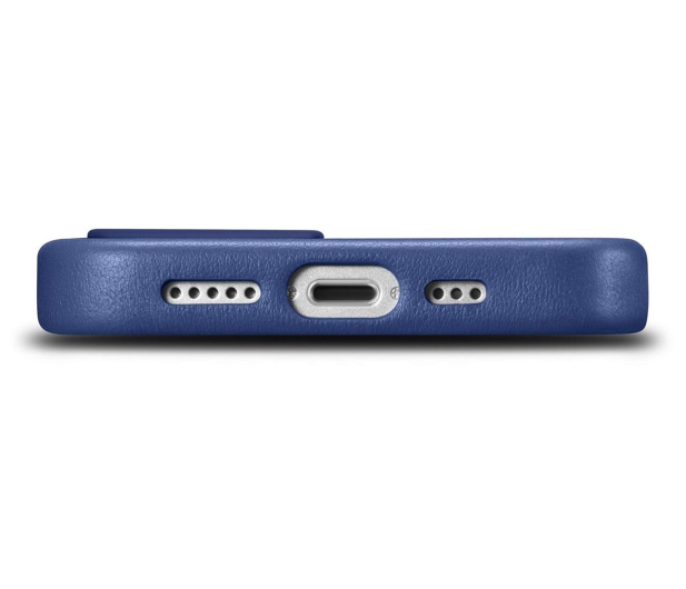 iCarer Leather Case do iPhone 14 Plus (MagSafe) niebieski - 1201097 - zdjęcie 6