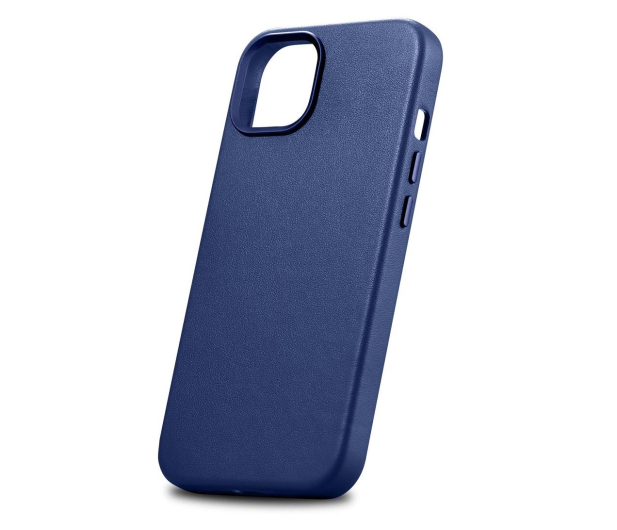 iCarer Leather Case do iPhone 14 Plus (MagSafe) niebieski - 1201097 - zdjęcie 3
