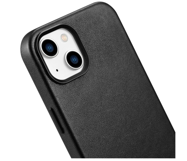 iCarer Leather case do iPhone 14 Plus (Magsafe) czarny - 1201060 - zdjęcie 7