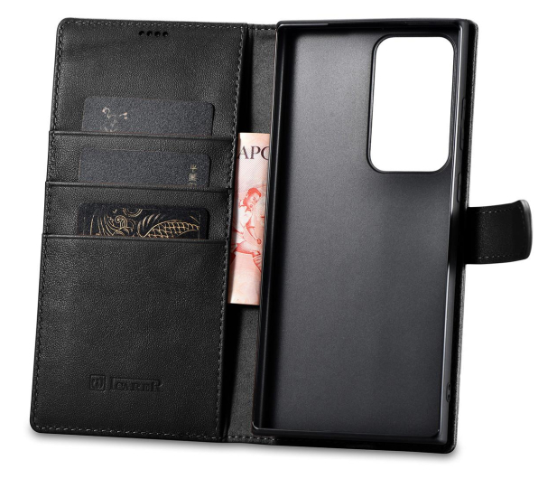 iCarer Wallet Case do Samsung Galaxy S23 Ultra (skórzany portfel) - 1200977 - zdjęcie 2