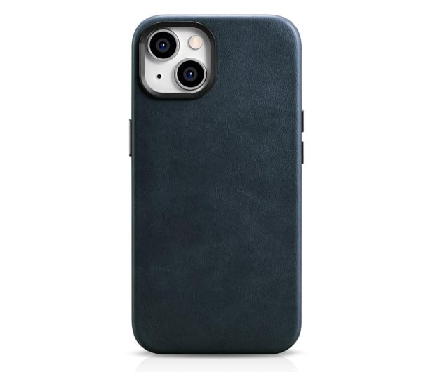 iCarer Premium Leather Case Oil Wax do iPhone 14 Plus (MagSafe) - 1201108 - zdjęcie