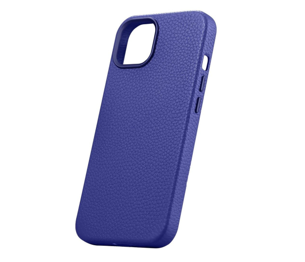 iCarer Litchi Leather Case do iPhone 14 Plus (MagSafe) granatowy - 1201098 - zdjęcie 7