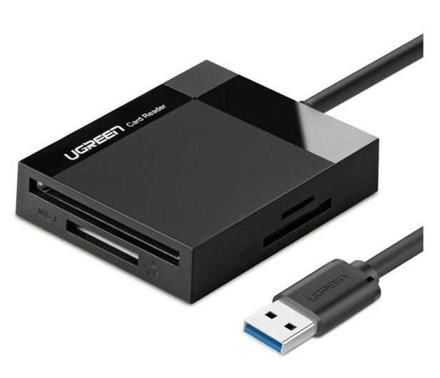 UGREEN Czytnik kart pamięci SD / micro-SD / CF (USB 3.0) - 1200820 - zdjęcie